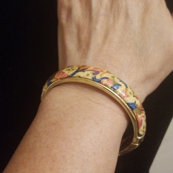 Vintage Florentine Decoupage bracelet - Picture 3 of 6